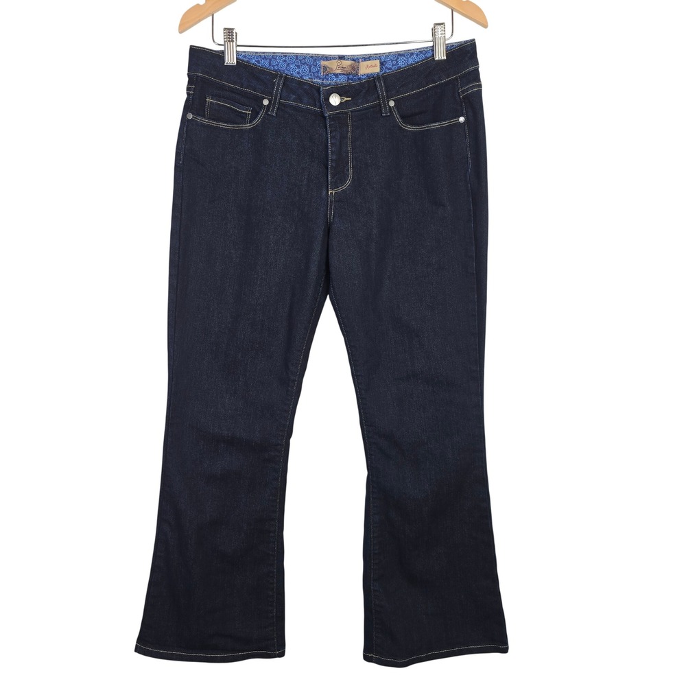 Paige Premium Denim Montecito‎ Dark Wash Bootcut Jeans Womens 31 Flare